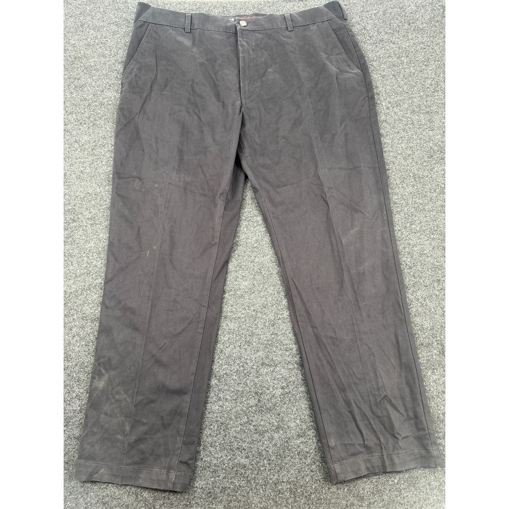 Lee Performance Series Tri Flex Relaxed Fit Pants Mens 40x32 Black Straight Leg